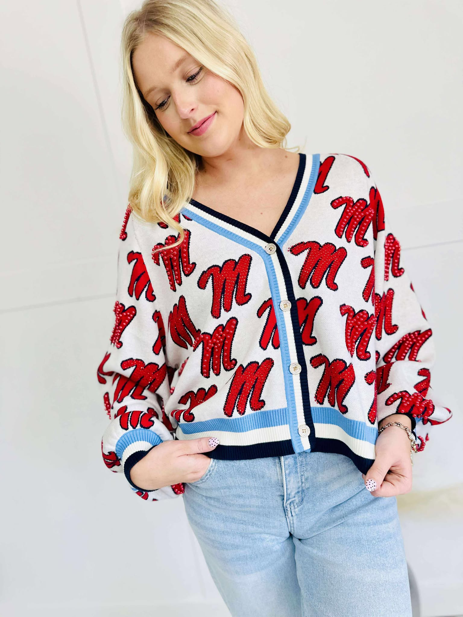 トップス S dalmation knit theredthread S dalmation knit theredthread m13S Disney 101 Dalmatians