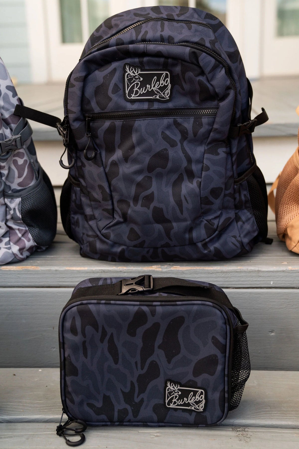 $$~MONCLER BACKPACK CAMO/BLACK LEATHER UNISEX 100% AUTHENTIC!! Moncler Camo Nylon Backpack - Black Backpacks, Bags  main image 2
