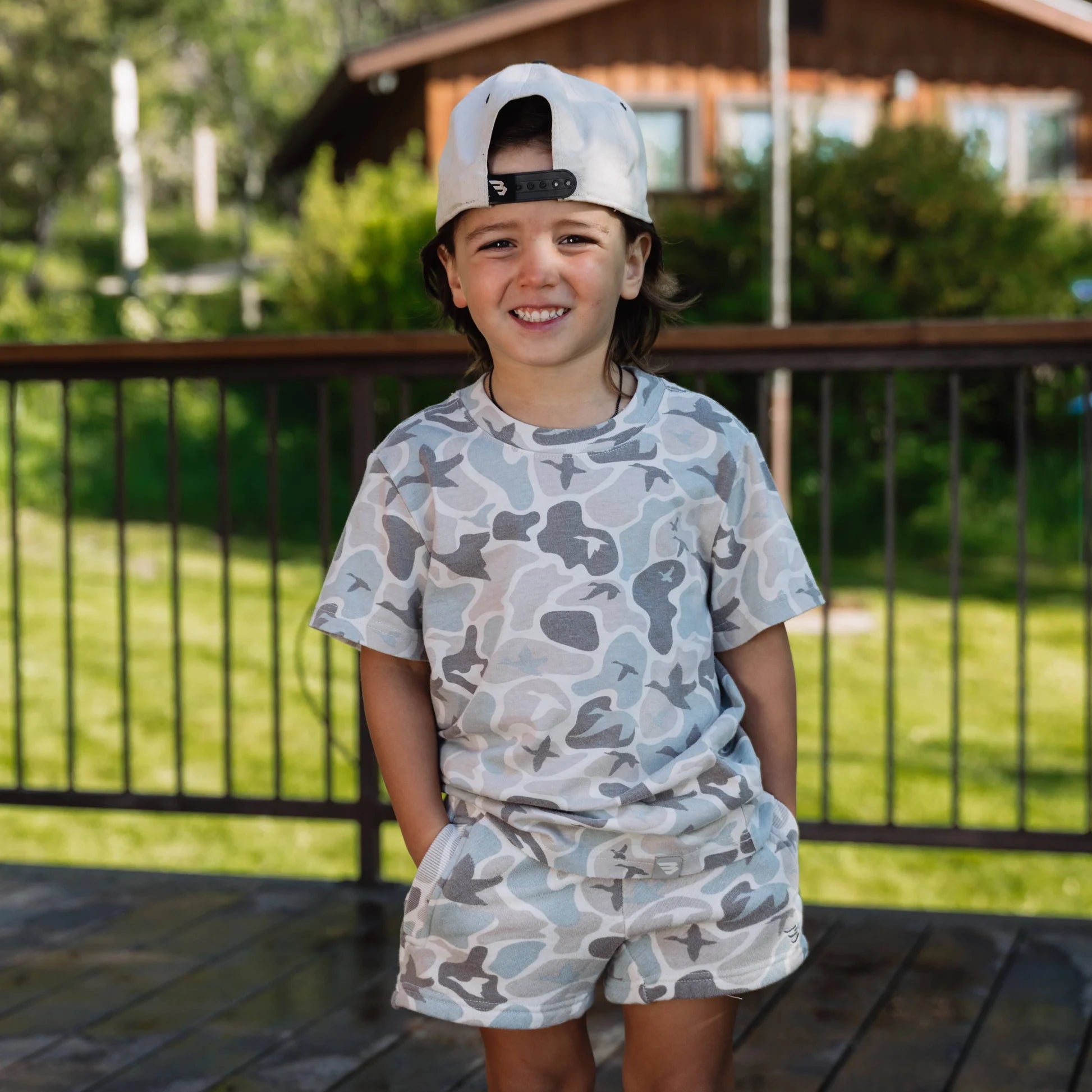 Burlebo Youth Vintage Washed Tee - Mallard Mayhem