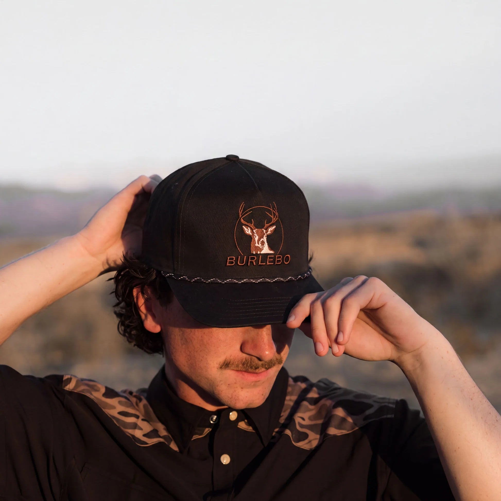 Burlebo Black Buck Rope Hat