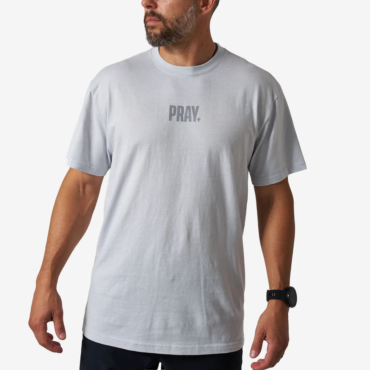 PRAY Burlebo Light Grey Tee