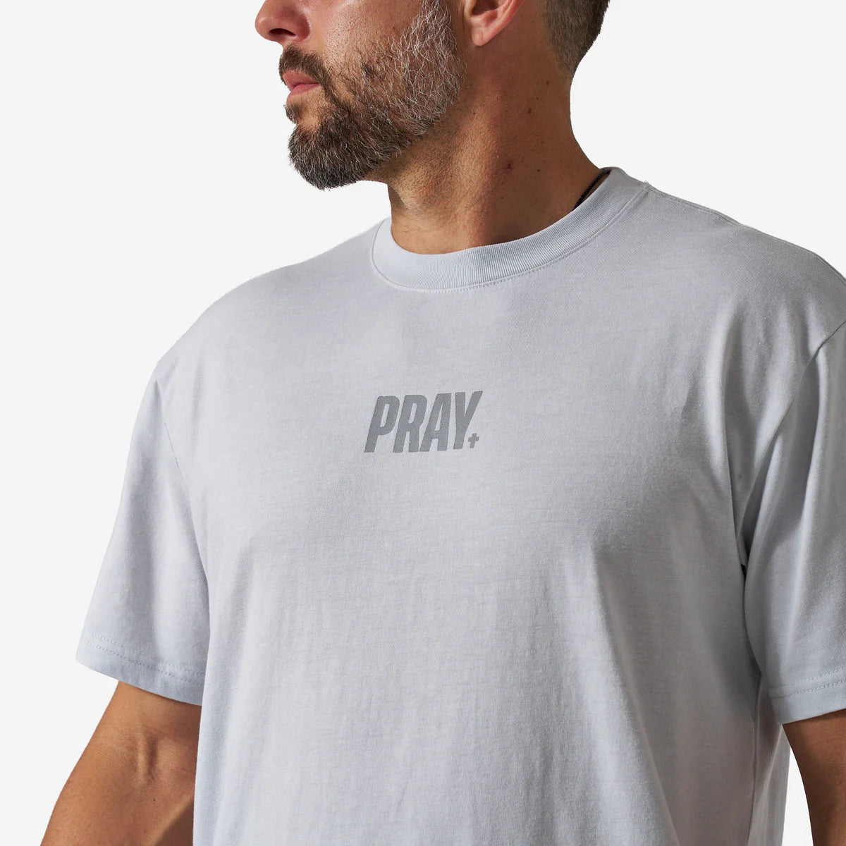 PRAY Burlebo Light Grey Tee