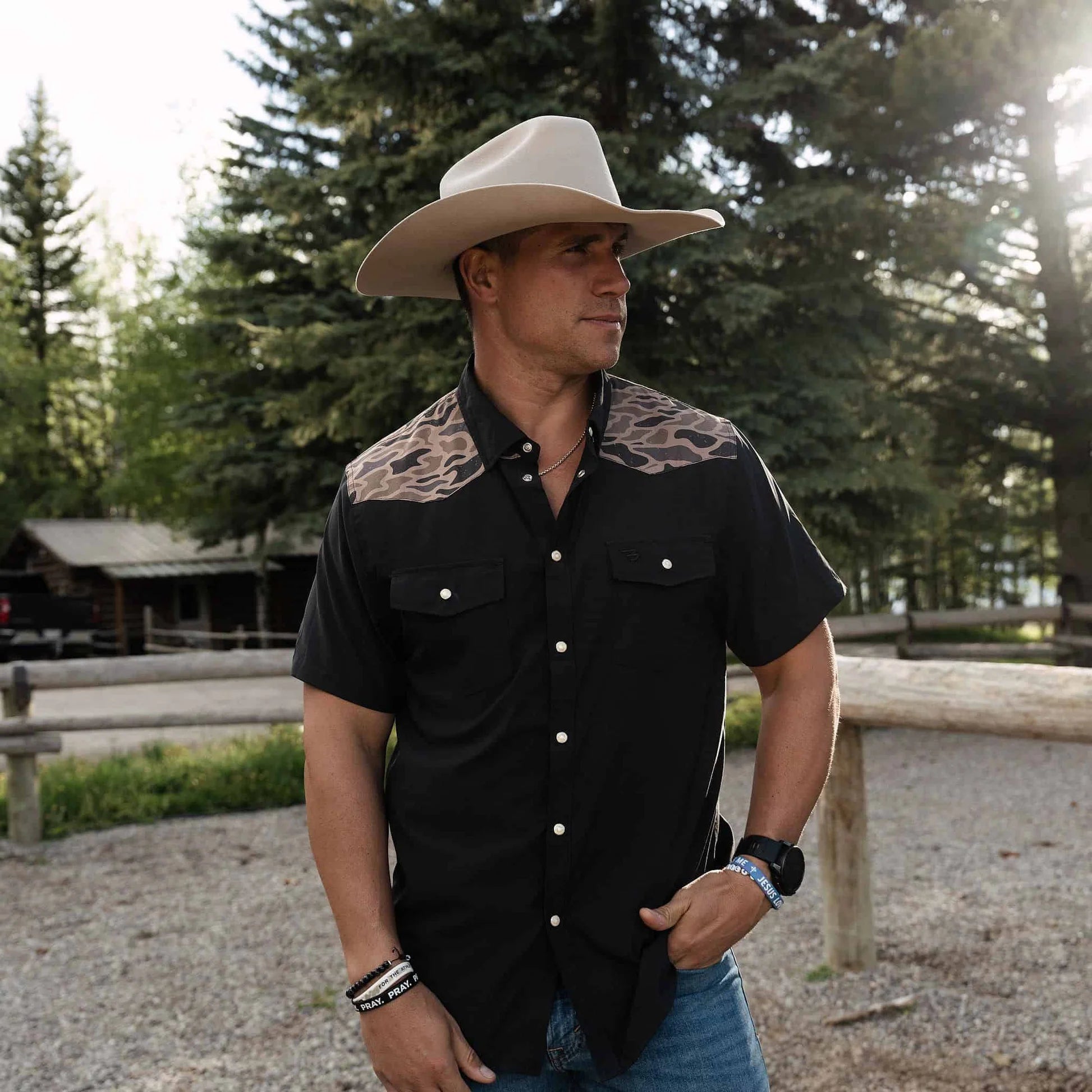 Burlebo Performance Western Shirt - Deer Szn