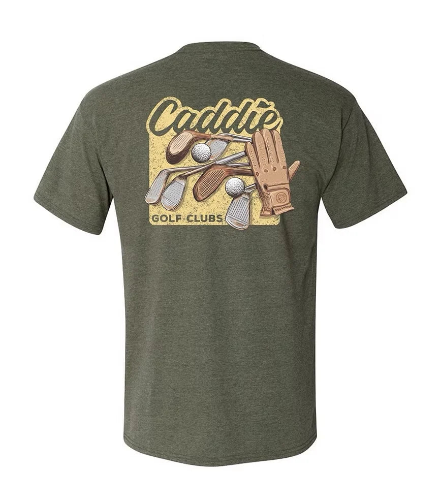Caddie Vintage Clubs Tee
