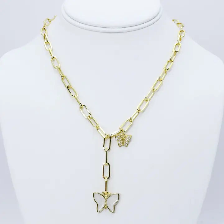 Wings & Sparkle Necklace