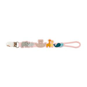 Pink Noah's Ark Paci Clip