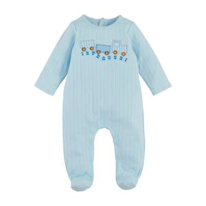 Boy's Train Pointelle Sleeper