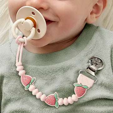 Itzy Strawberry Paci Clip