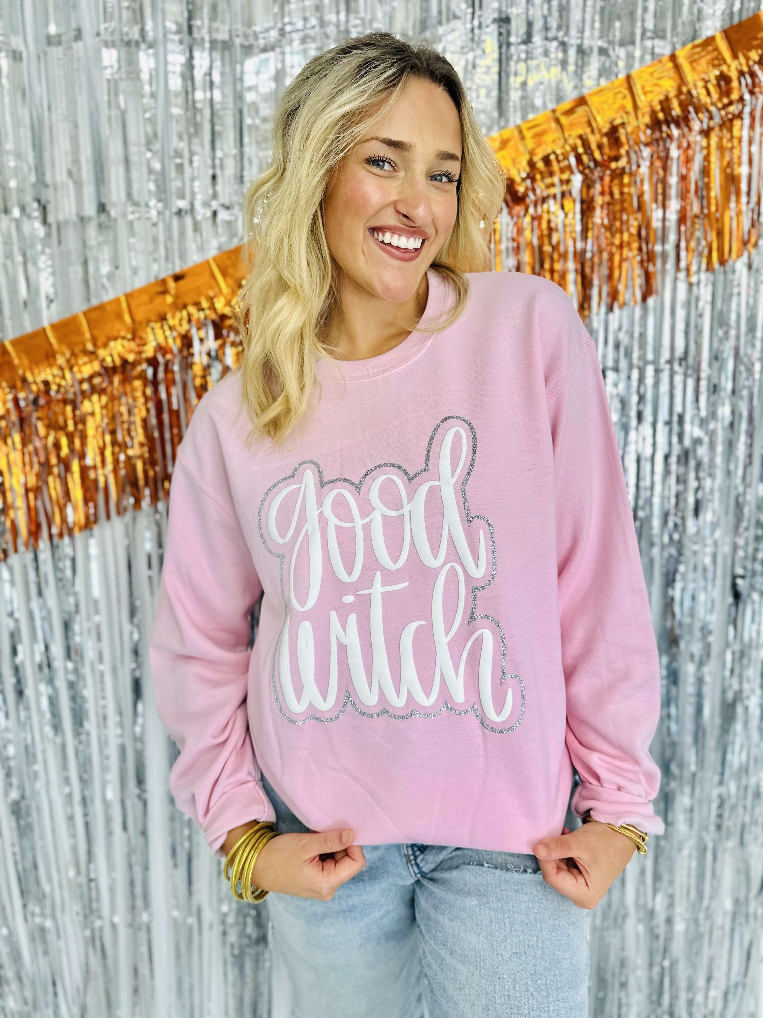 Good Witch Light Pink Sweatshirt