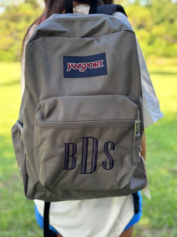 Gray jansport backpack on sale