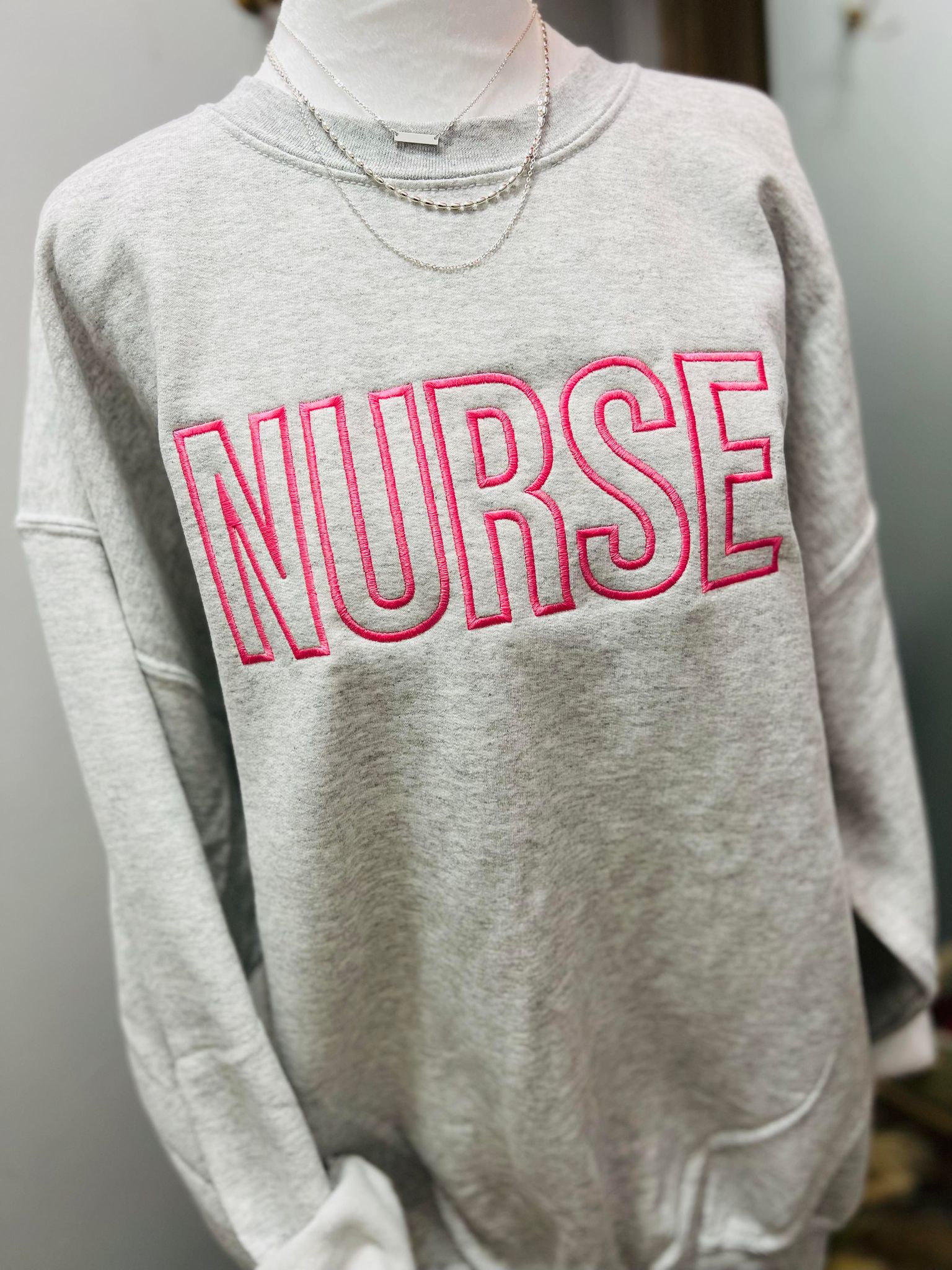 NURSE Ash Grey Sweatshirt