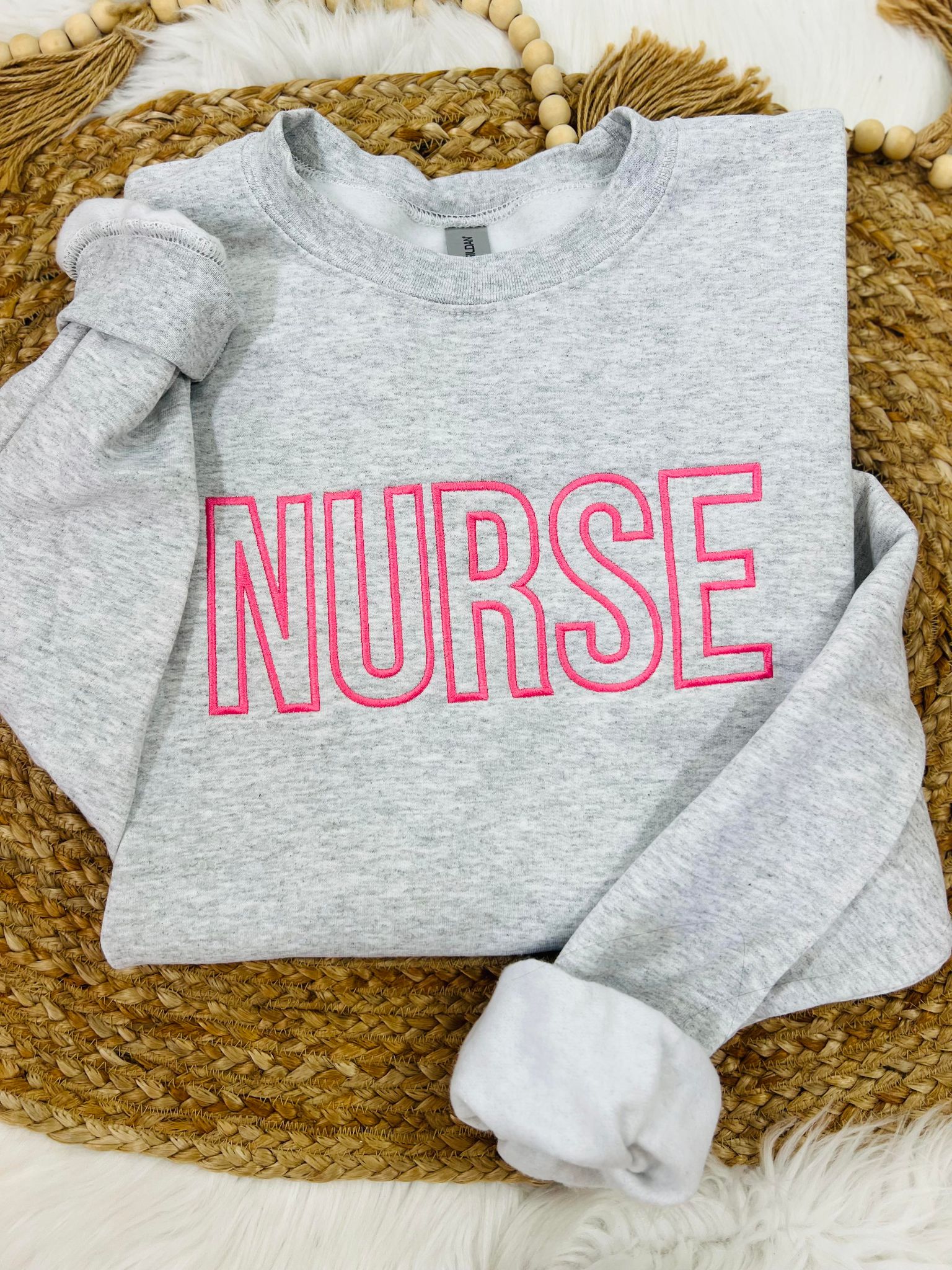 NURSE Ash Grey Sweatshirt