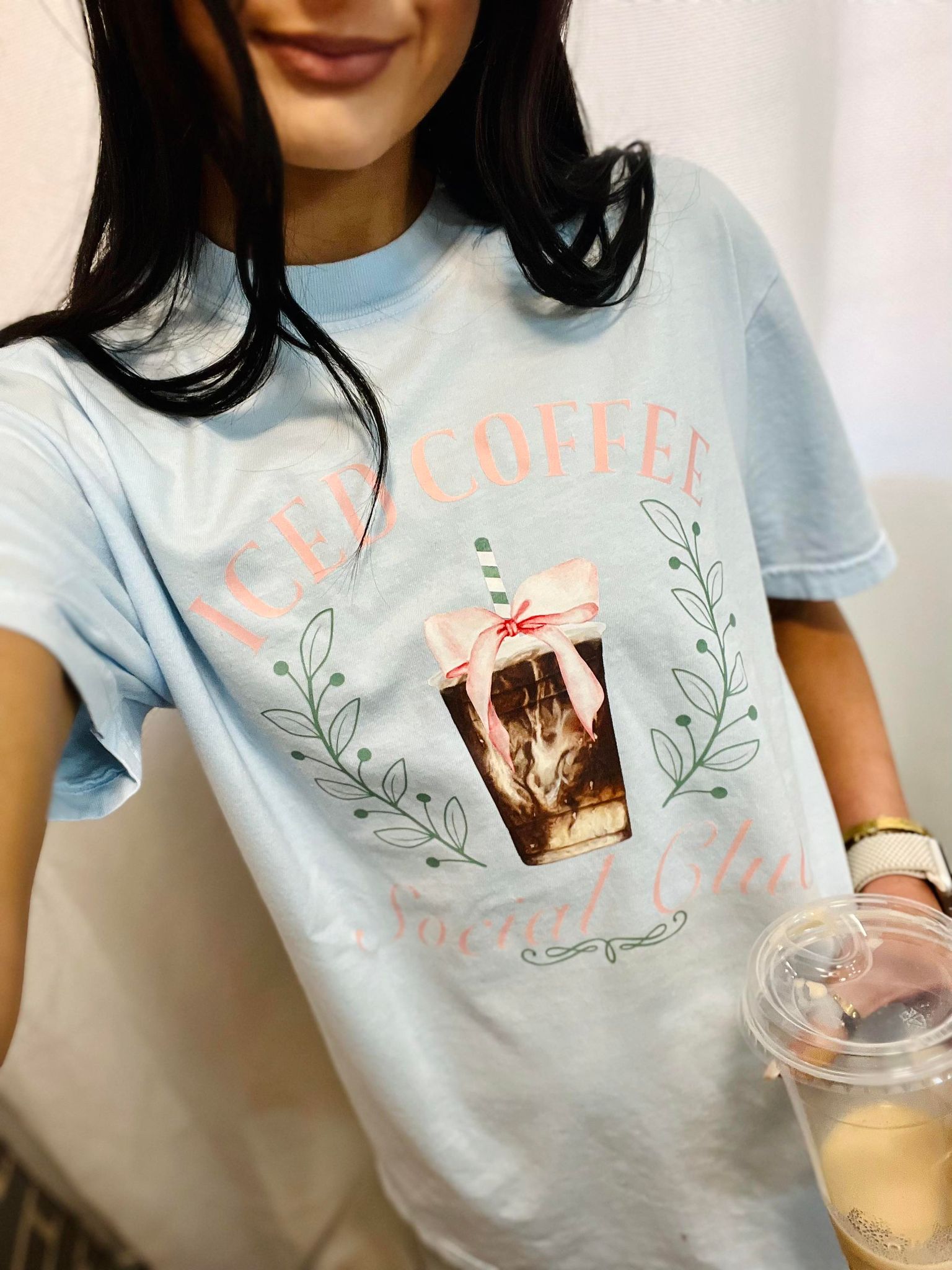 Iced Coffee Social Club Graphic Tee