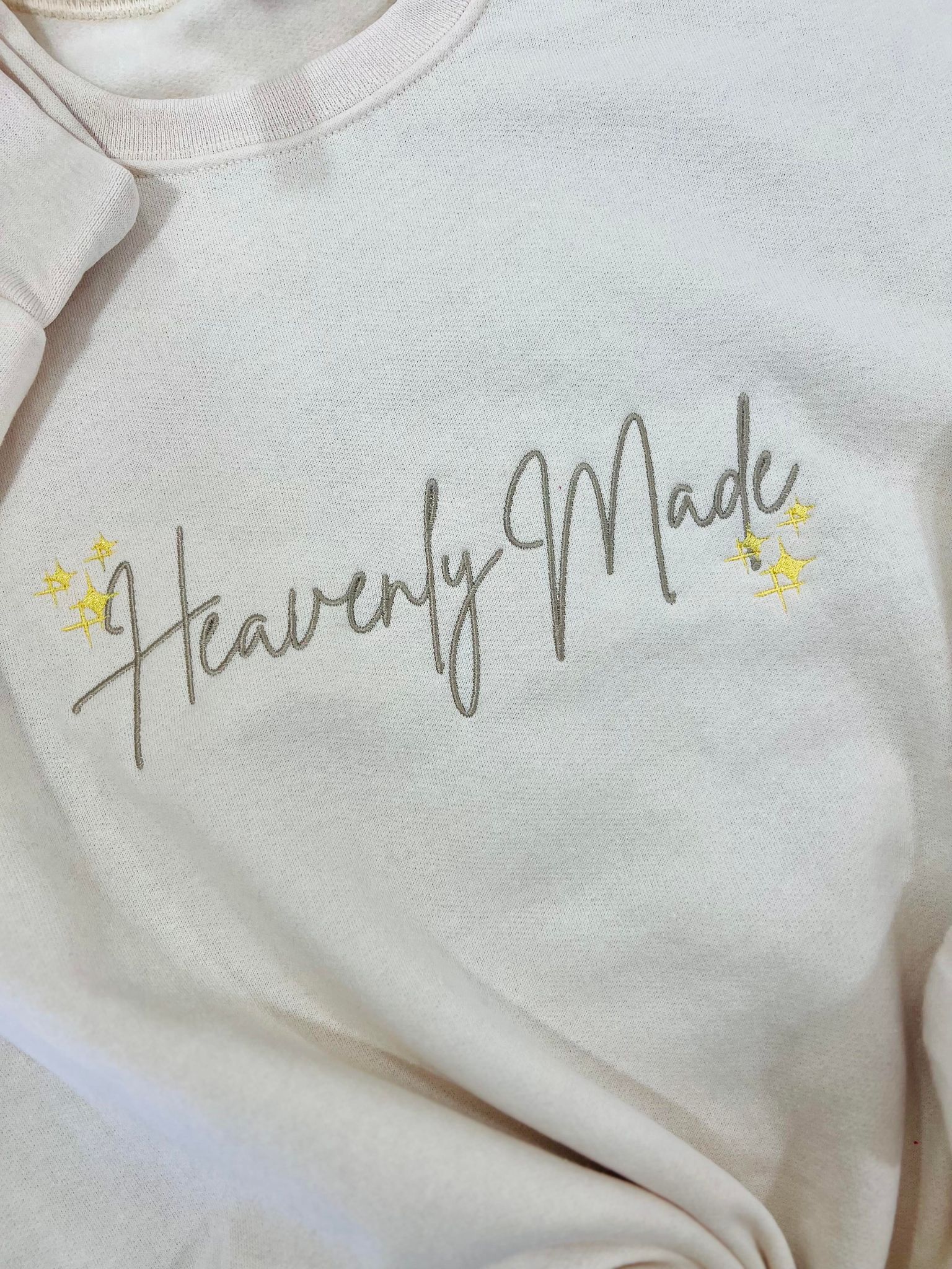 Heavenly Made Embroidered Sweatshirt