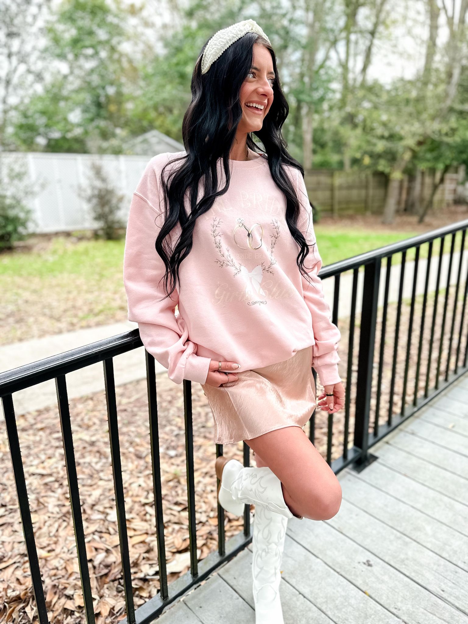 The Bride Girls Club Pink Sweatshirt