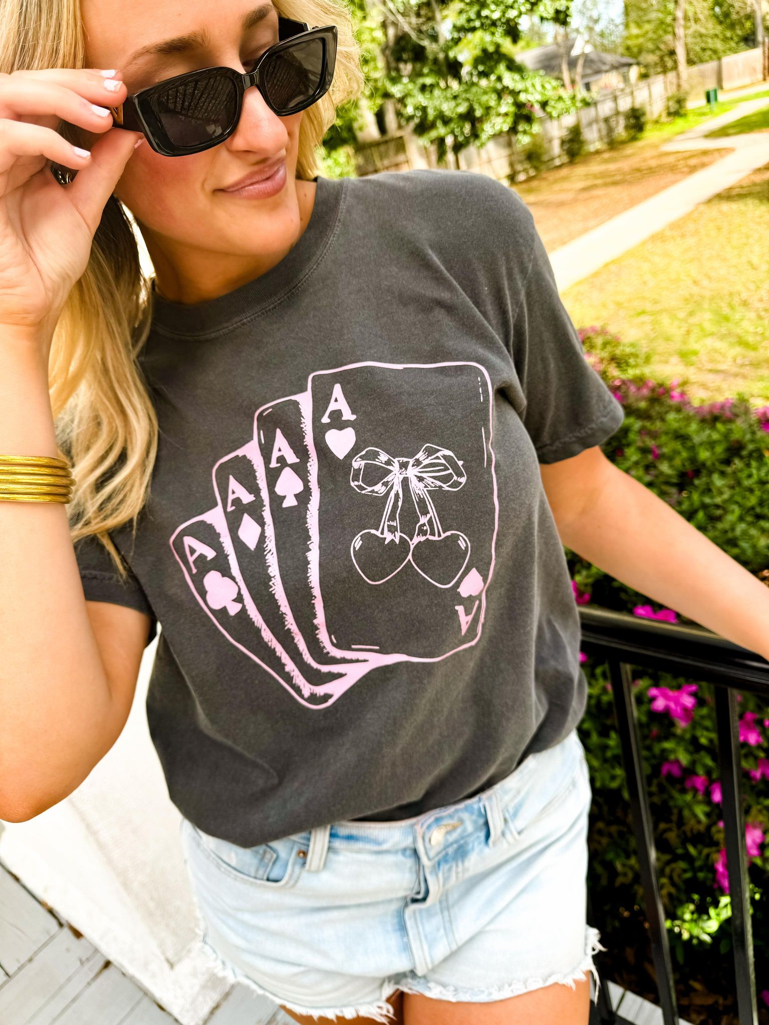 The Vegas Cherry Graphic Tee