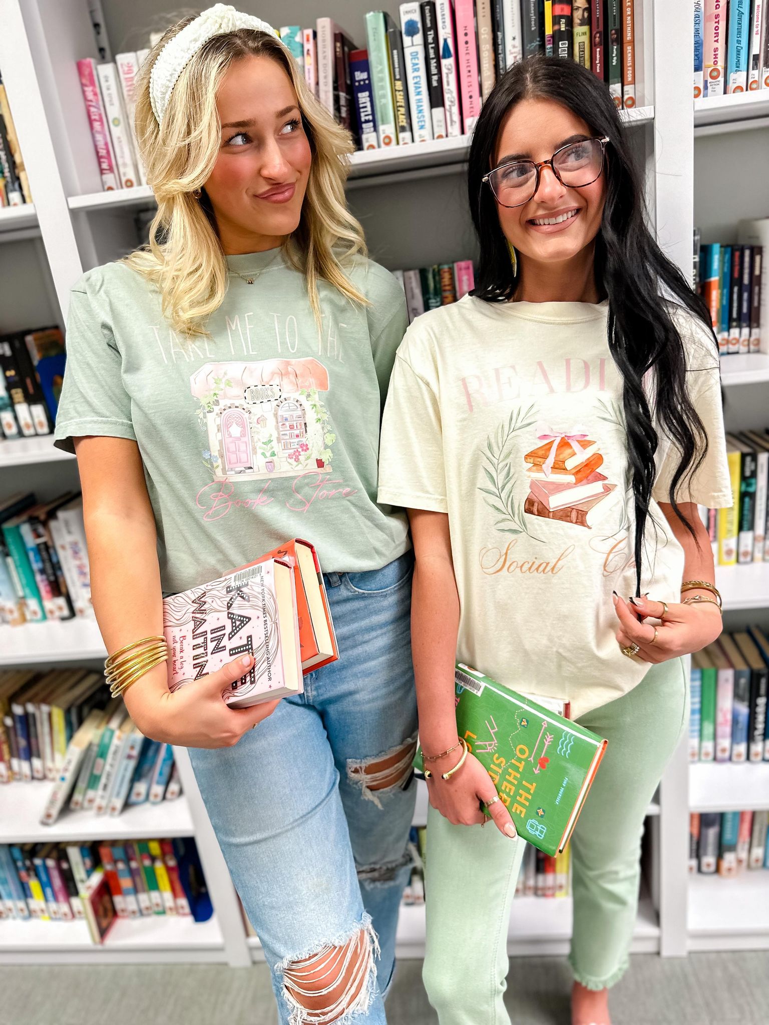 Take Me To The Book Store Graphic Tee