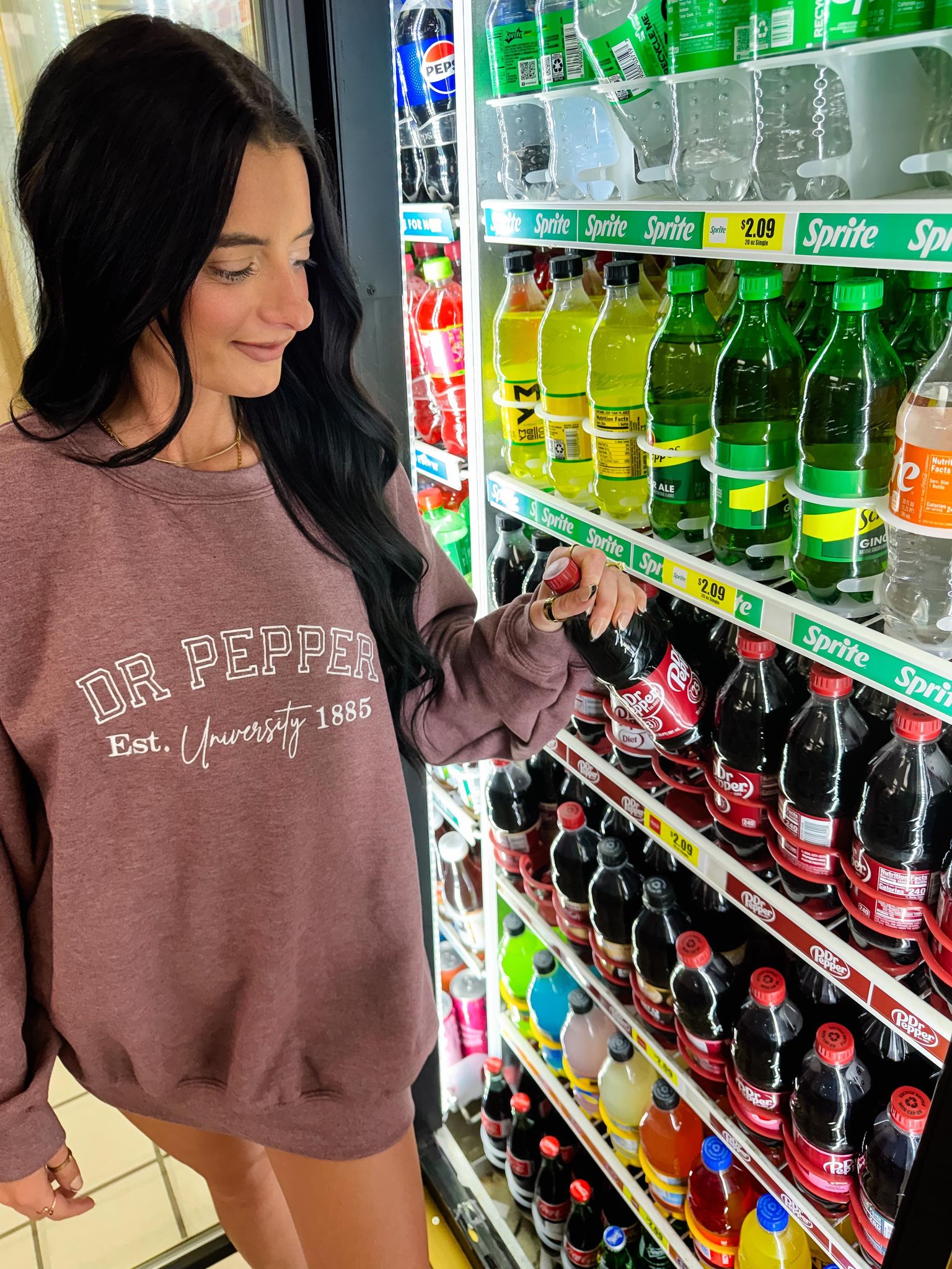 Dr Pepper University Embroidered Sweatshirt