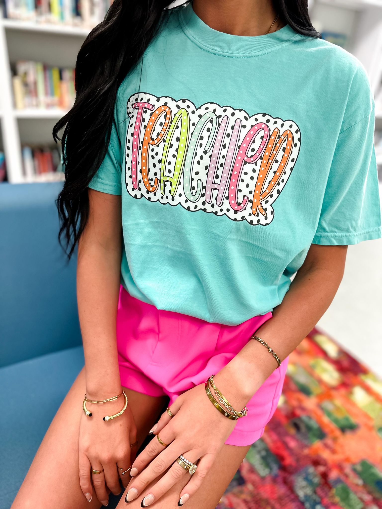 Teacher Chalky Mint Graphic Tee