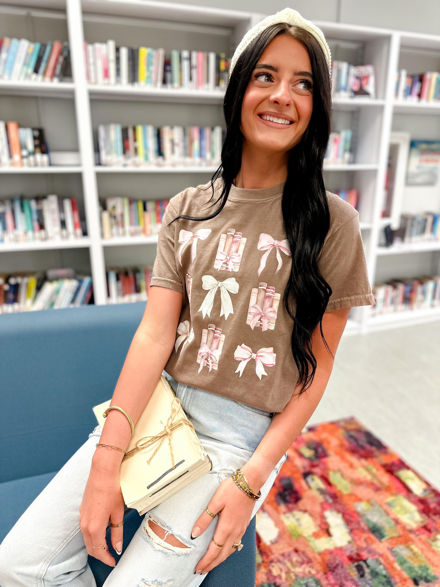 Books And Bows Graphic Tee