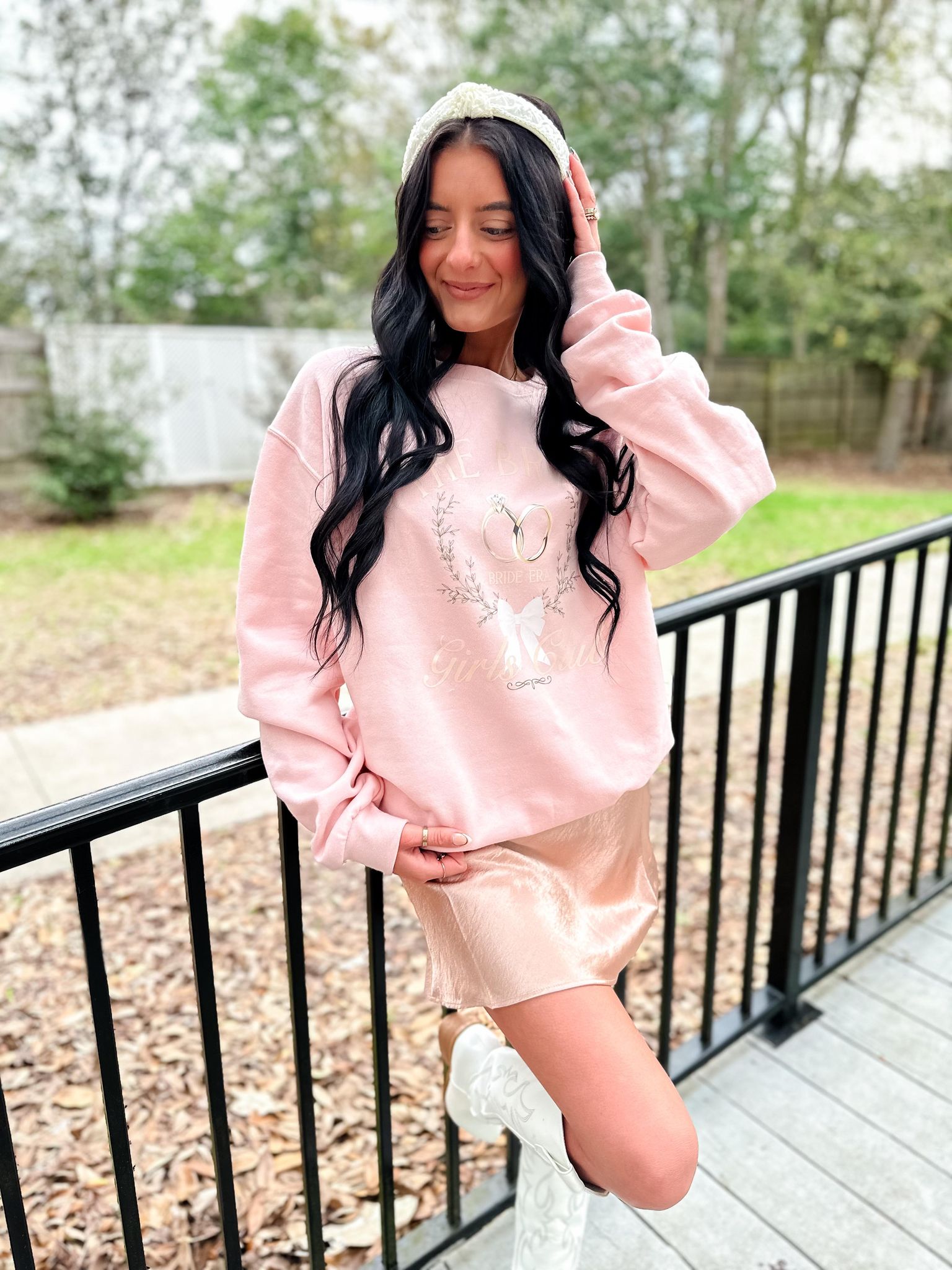 The Bride Girls Club Pink Sweatshirt