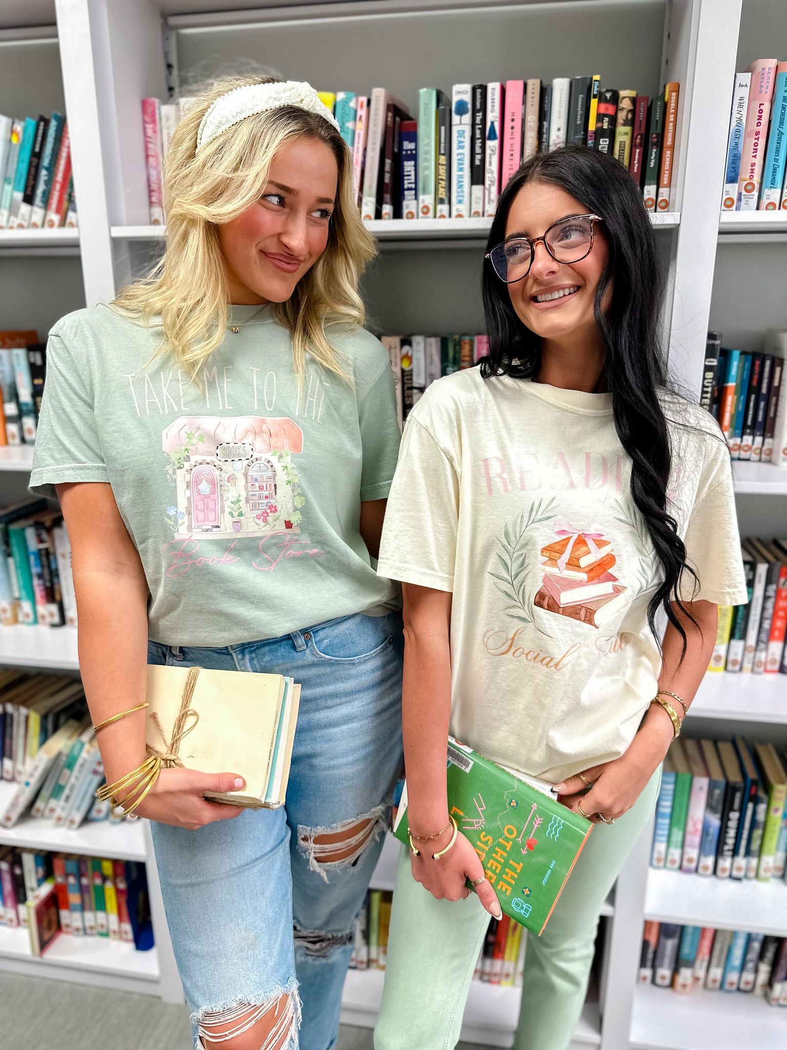 Take Me To The Book Store Graphic Tee