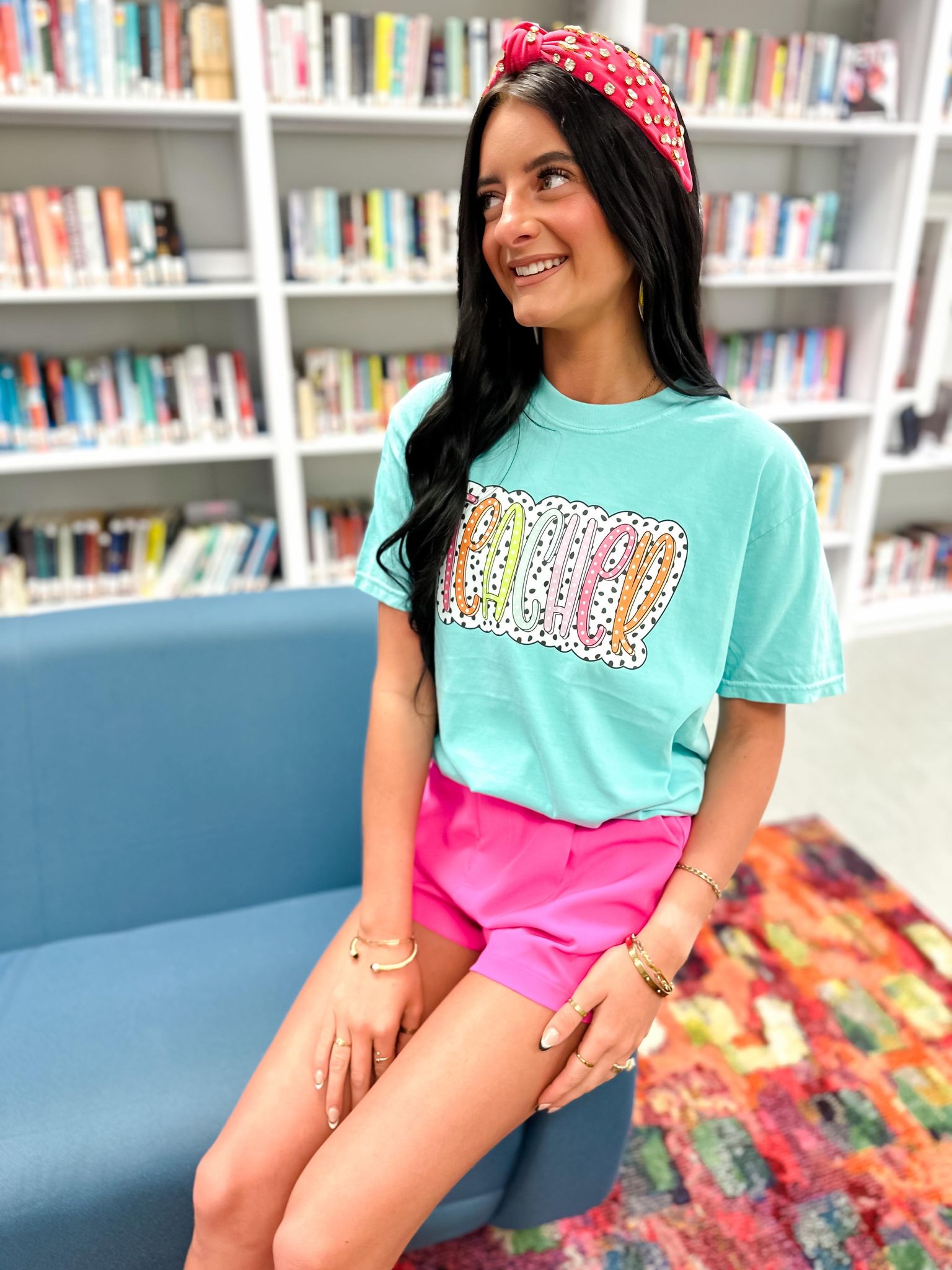 Teacher Chalky Mint Graphic Tee