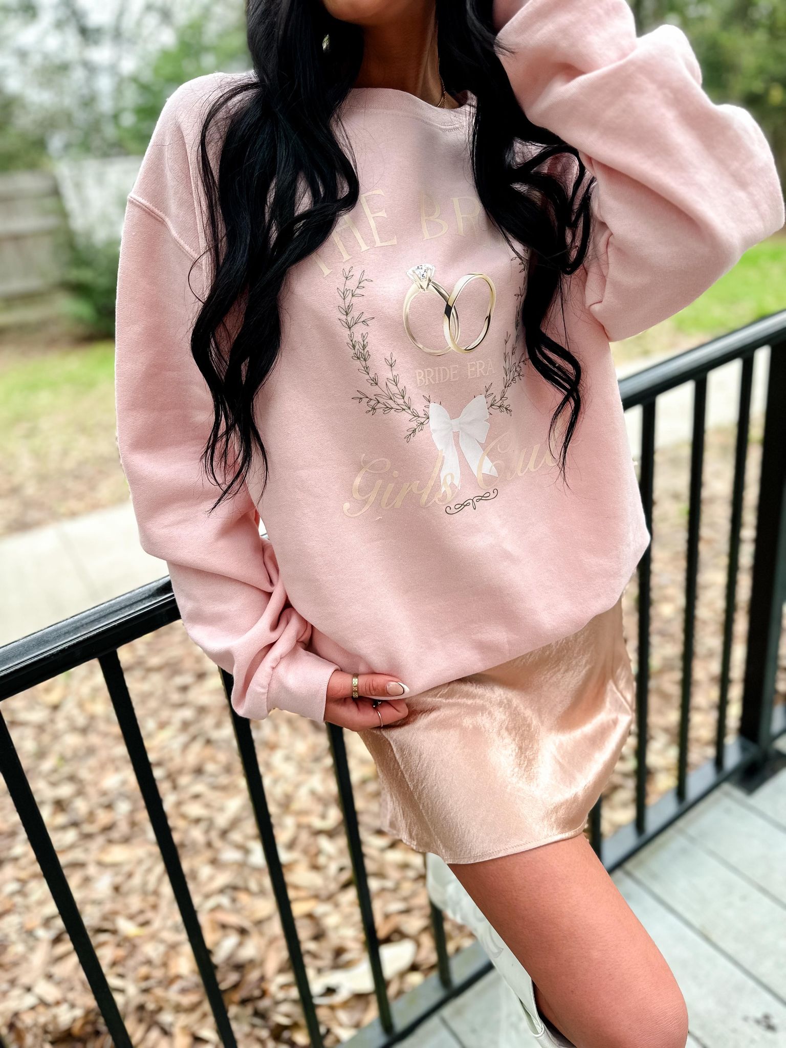 The Bride Girls Club Pink Sweatshirt