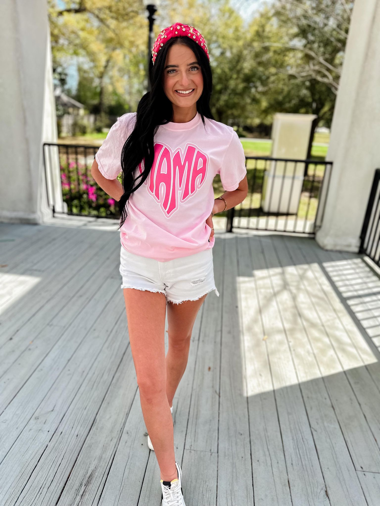 MAMA Heart Pink Graphic Tee