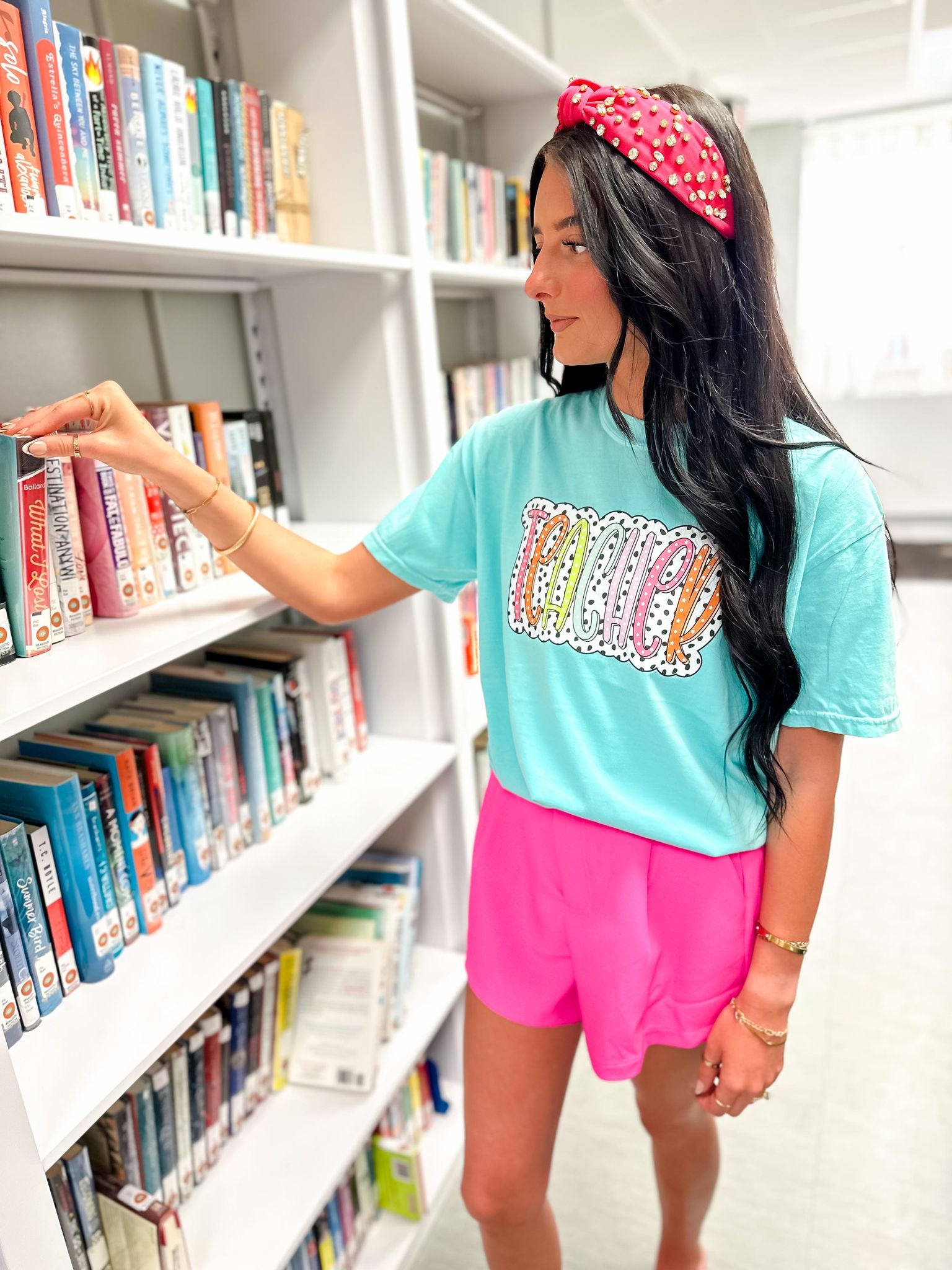 Teacher Chalky Mint Graphic Tee