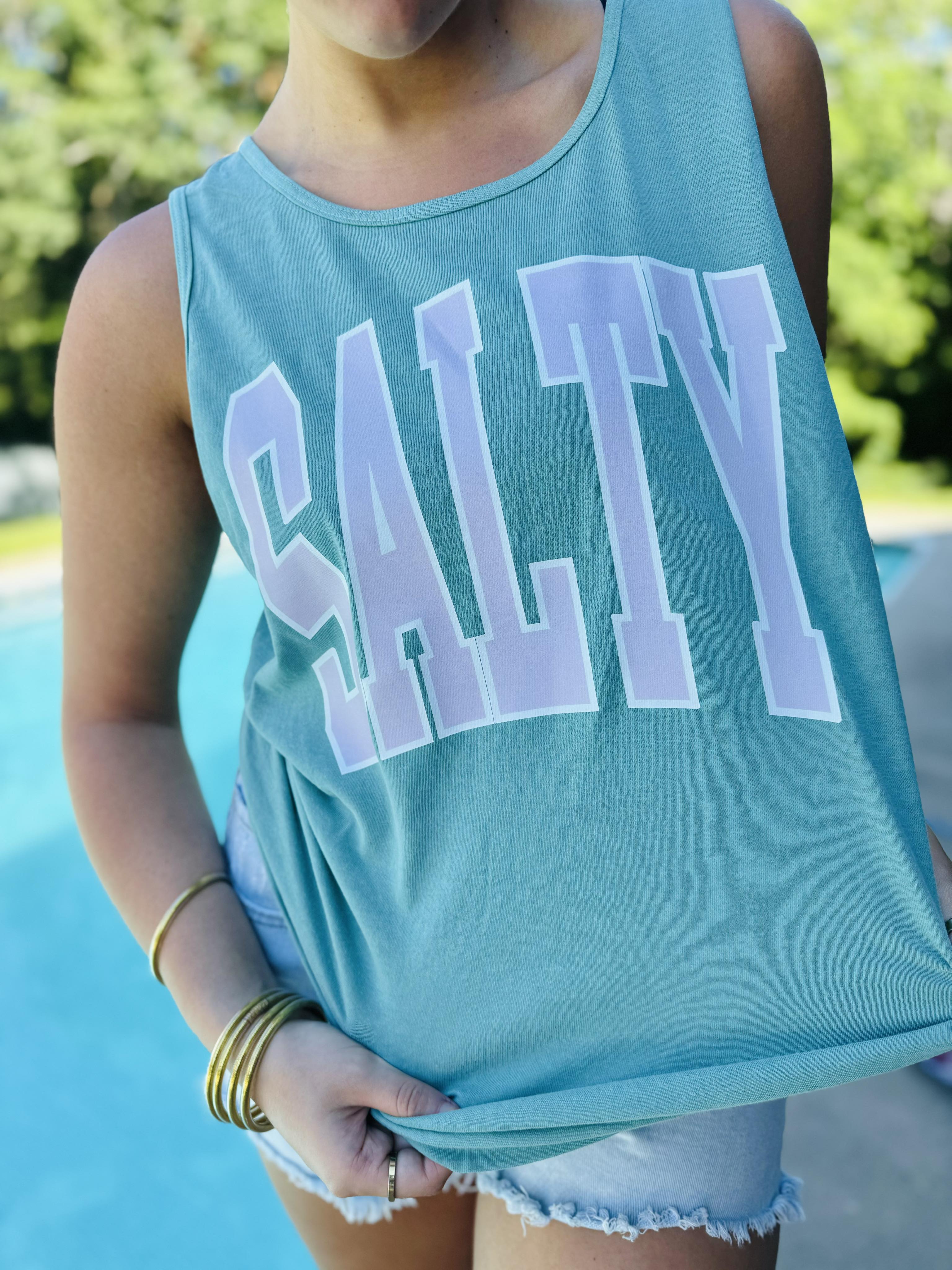 Salty Summer Seafoam Tank