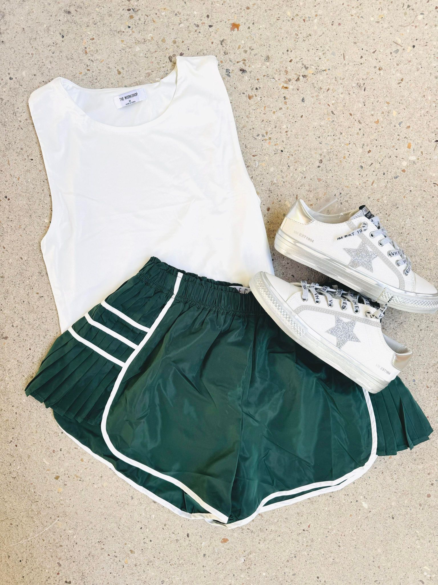 On The Green Athletic Shorts