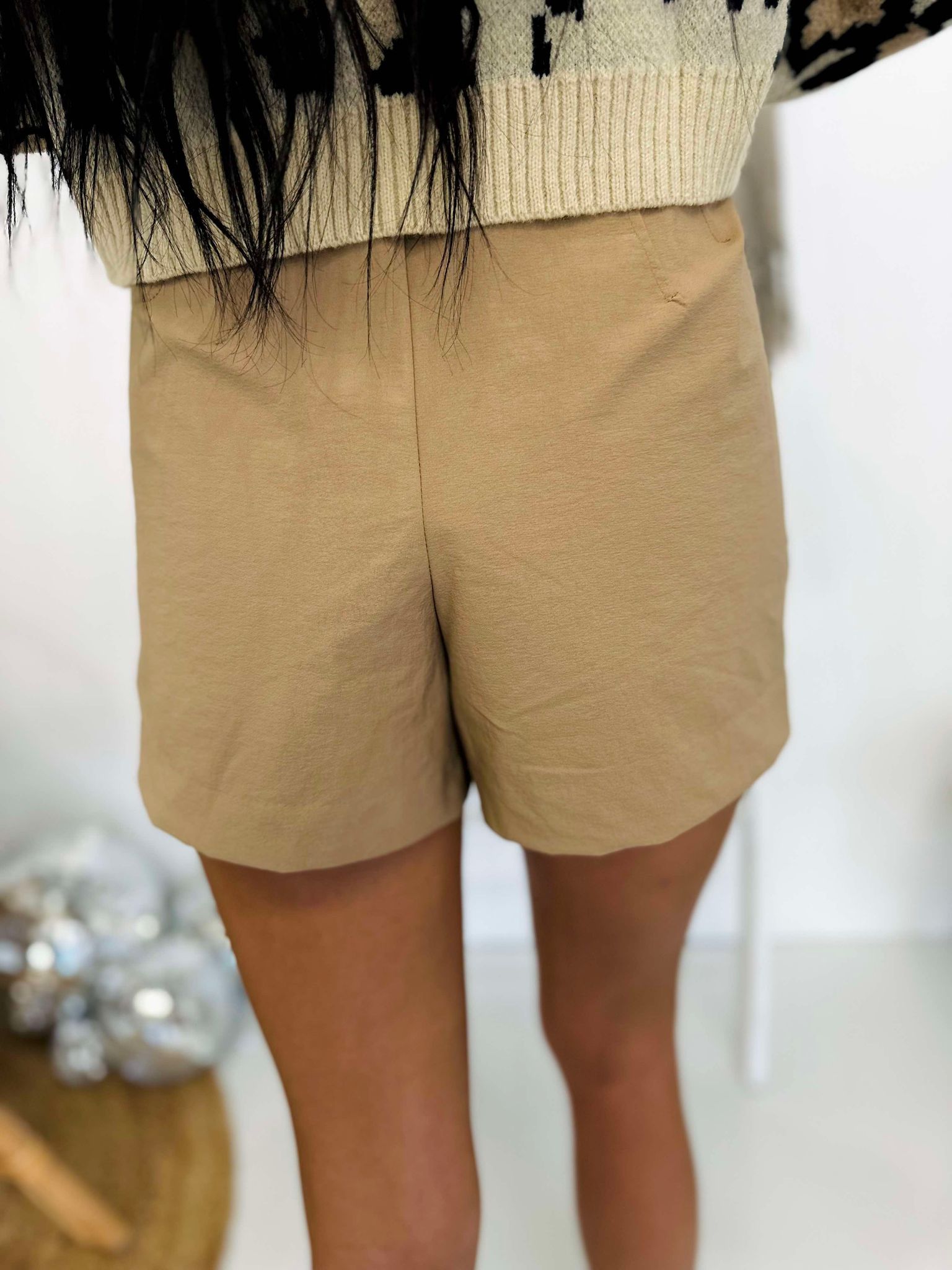 Boss Babe Taupe Shorts