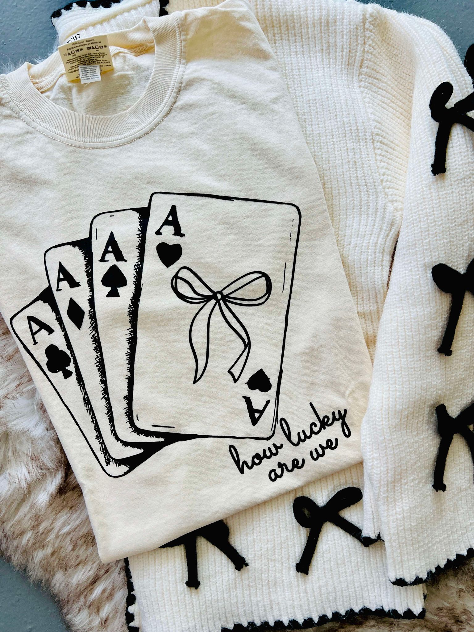 How Lucky Are We Graphic Tee