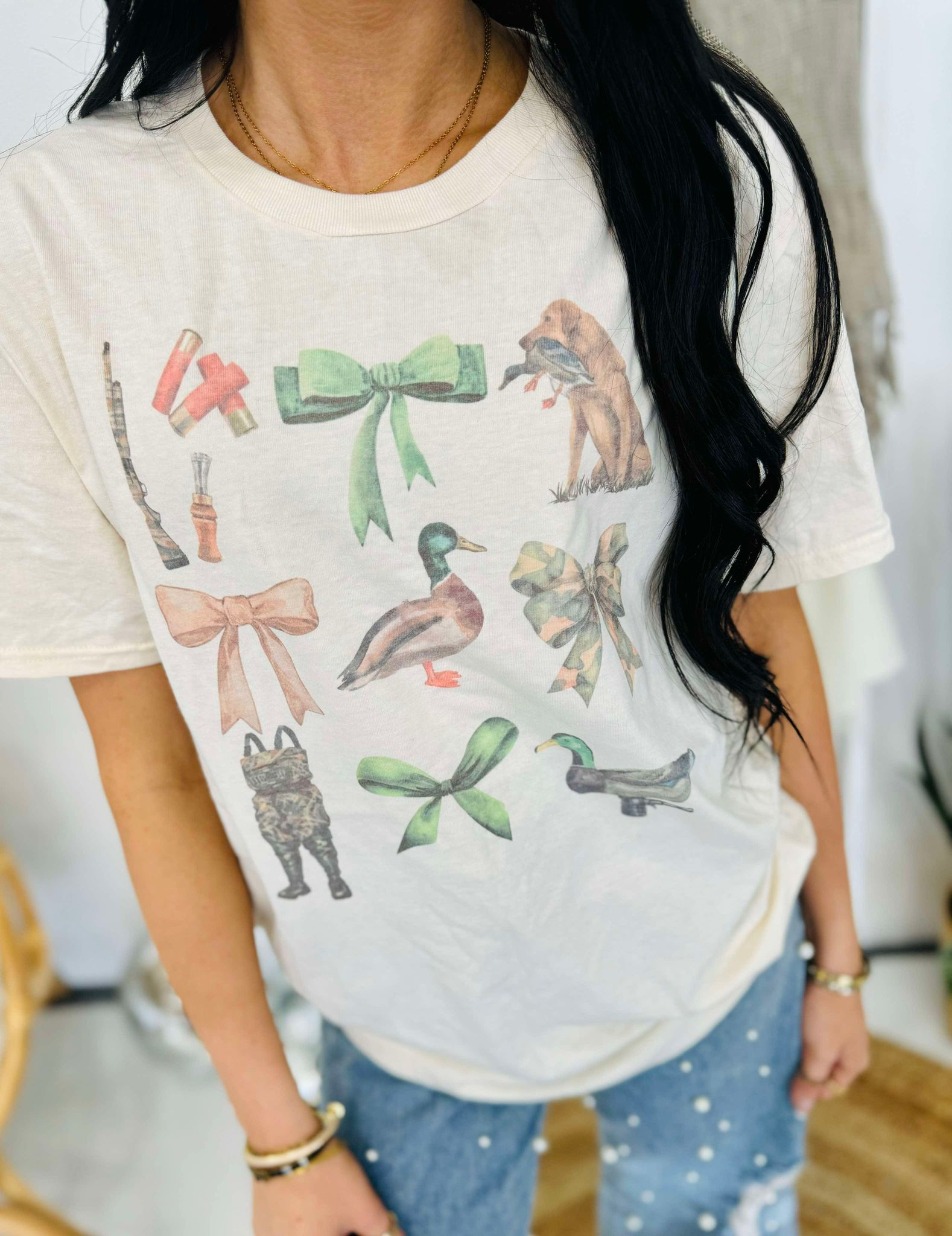 Ducks & Bows Graphic Tee