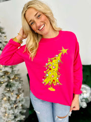 Character Christmas Tree Sweatshirt