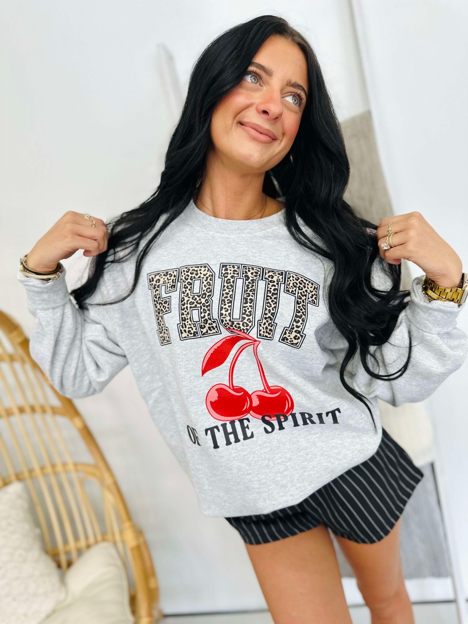 Fruit Of The Spirit Grey Sweatshirt