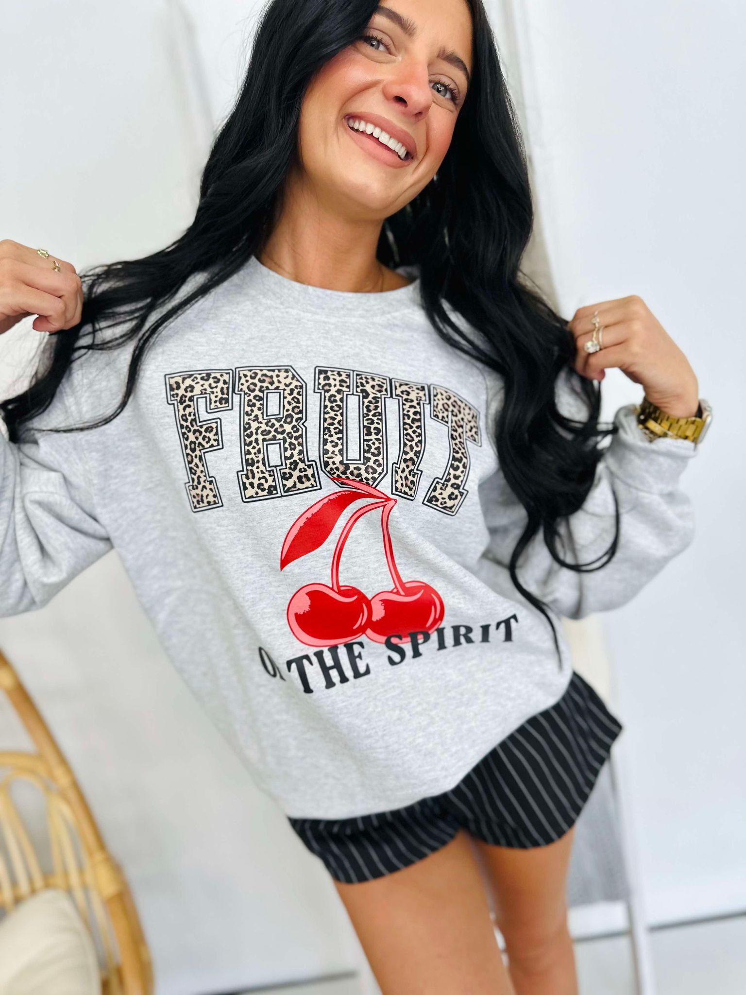 Fruit Of The Spirit Grey Sweatshirt