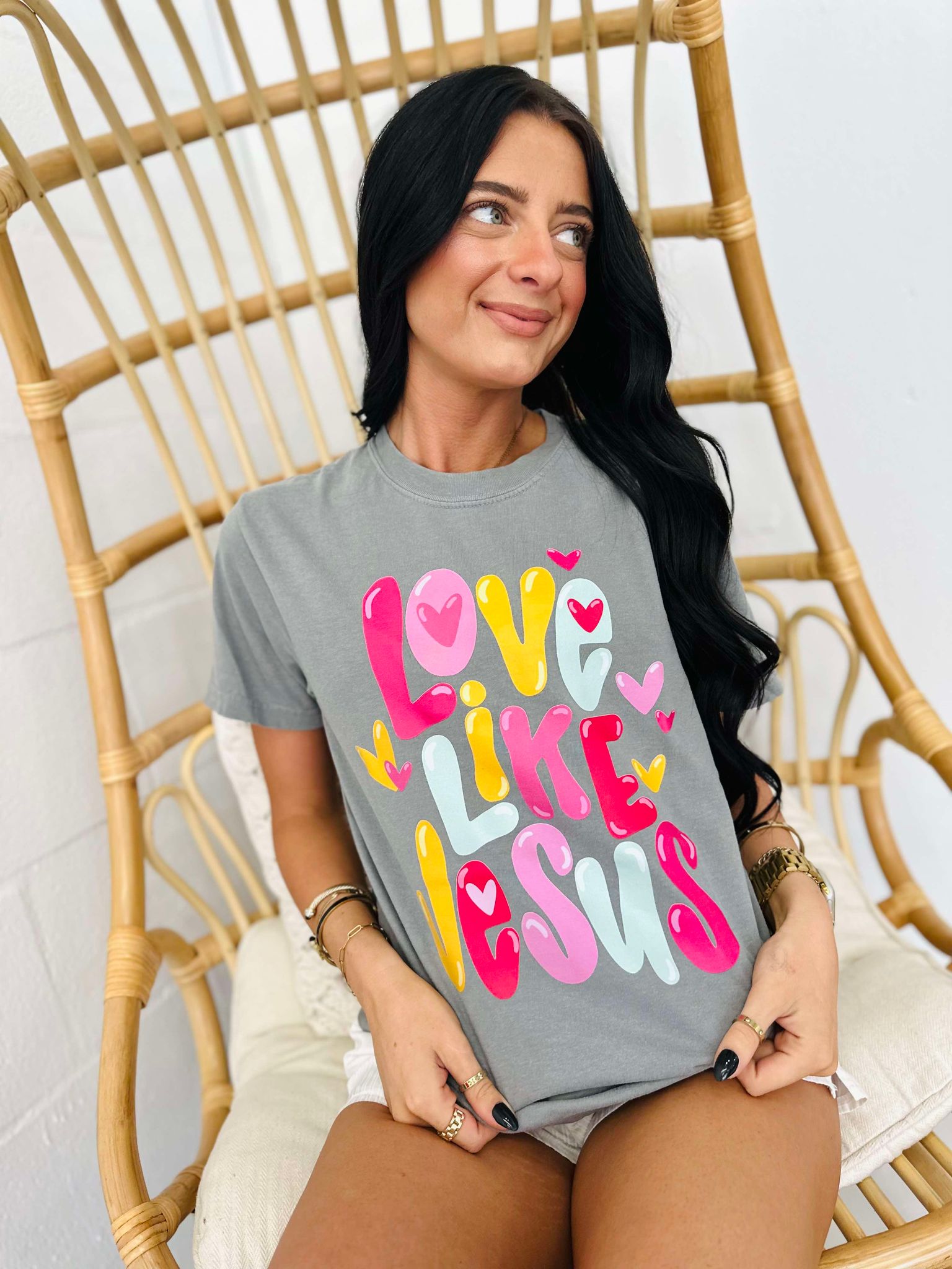 Love Like Jesus Granite Graphic Tee