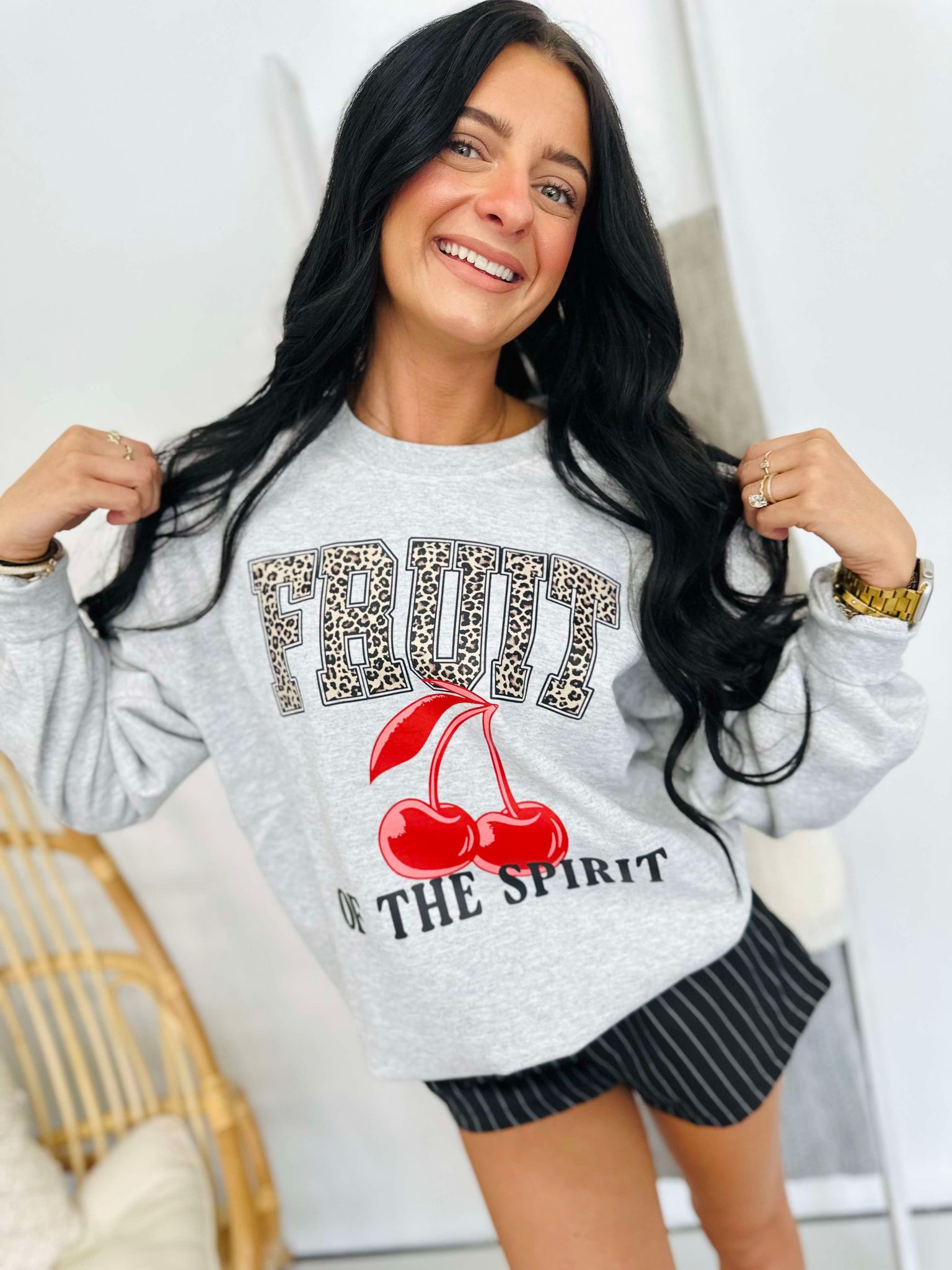 Fruit Of The Spirit Grey Sweatshirt