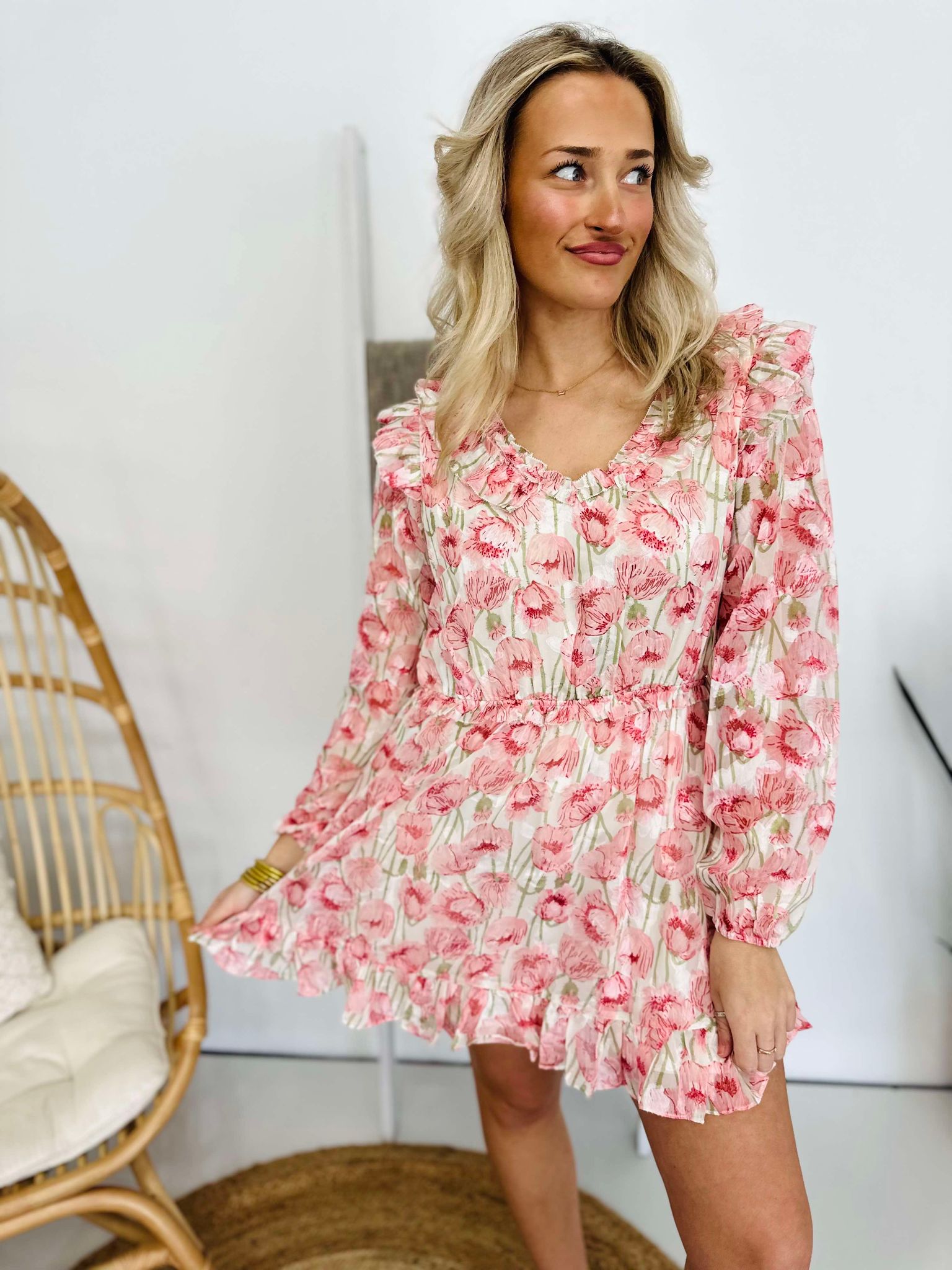 Show You Off Floral Dress