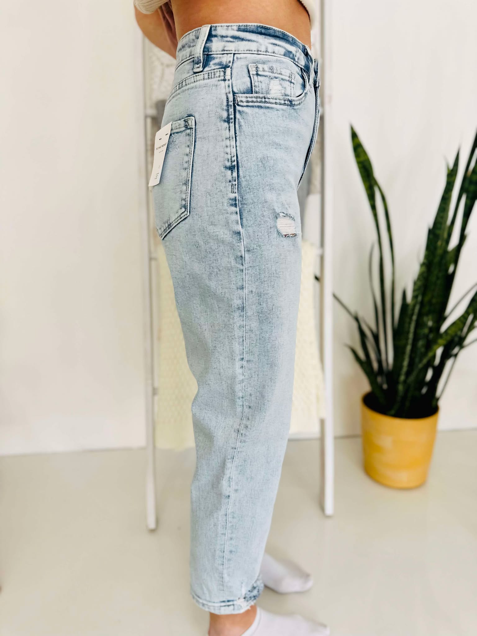 Kenna Super High Rise Barrel Jeans