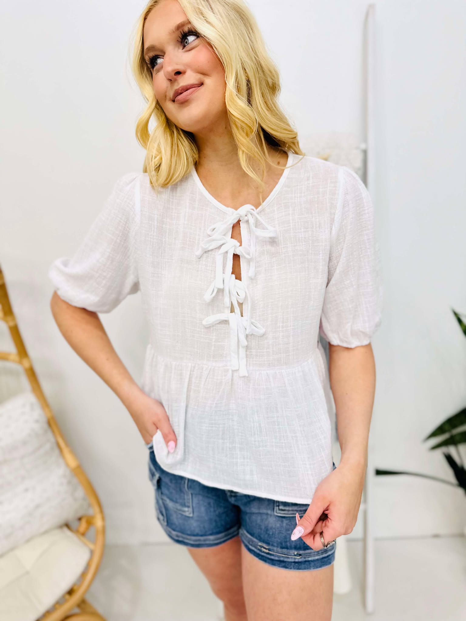 Spring Fling White Top