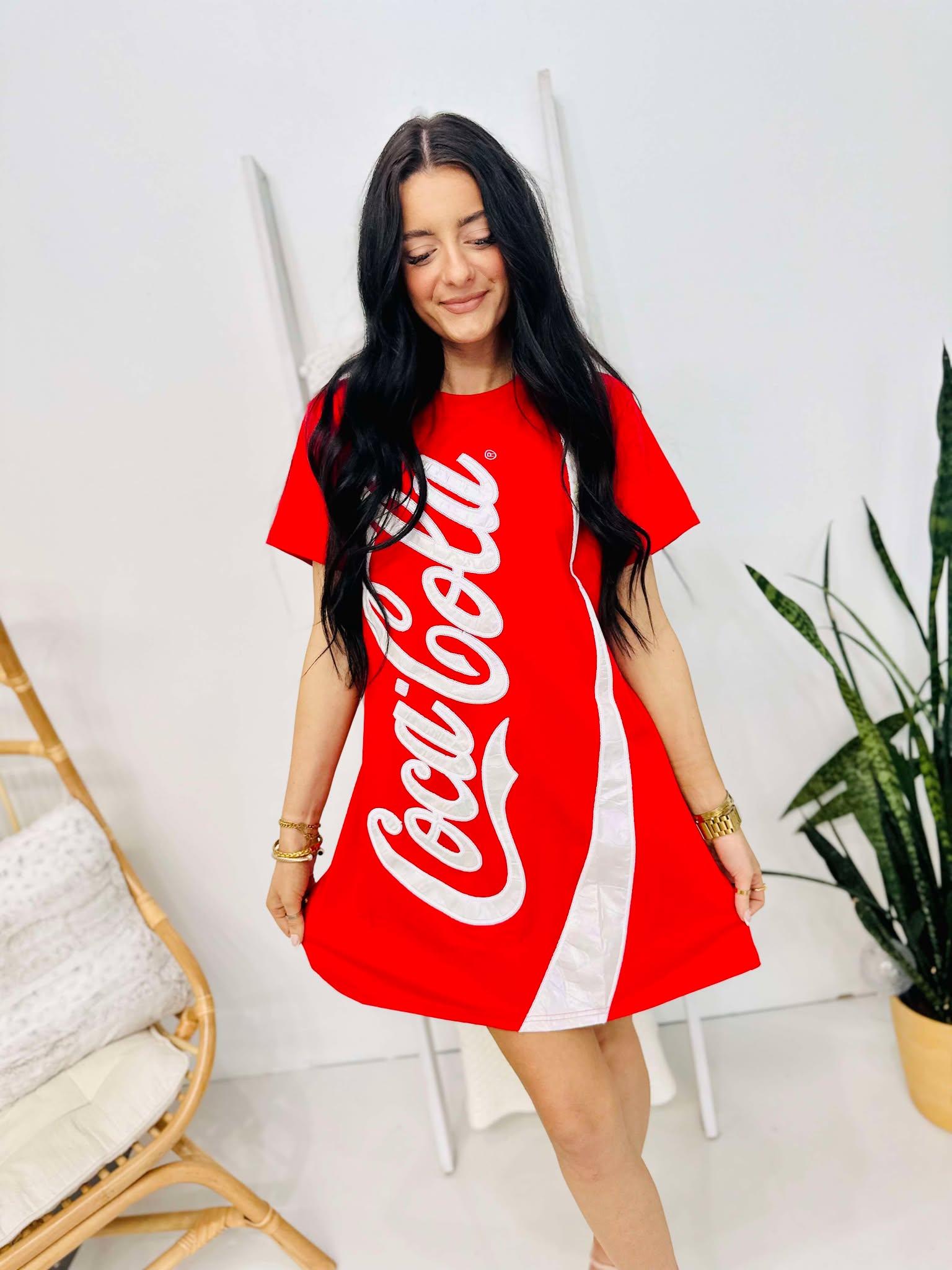 Queen Of Sparkles Red Coca-Cola® Tee Dress