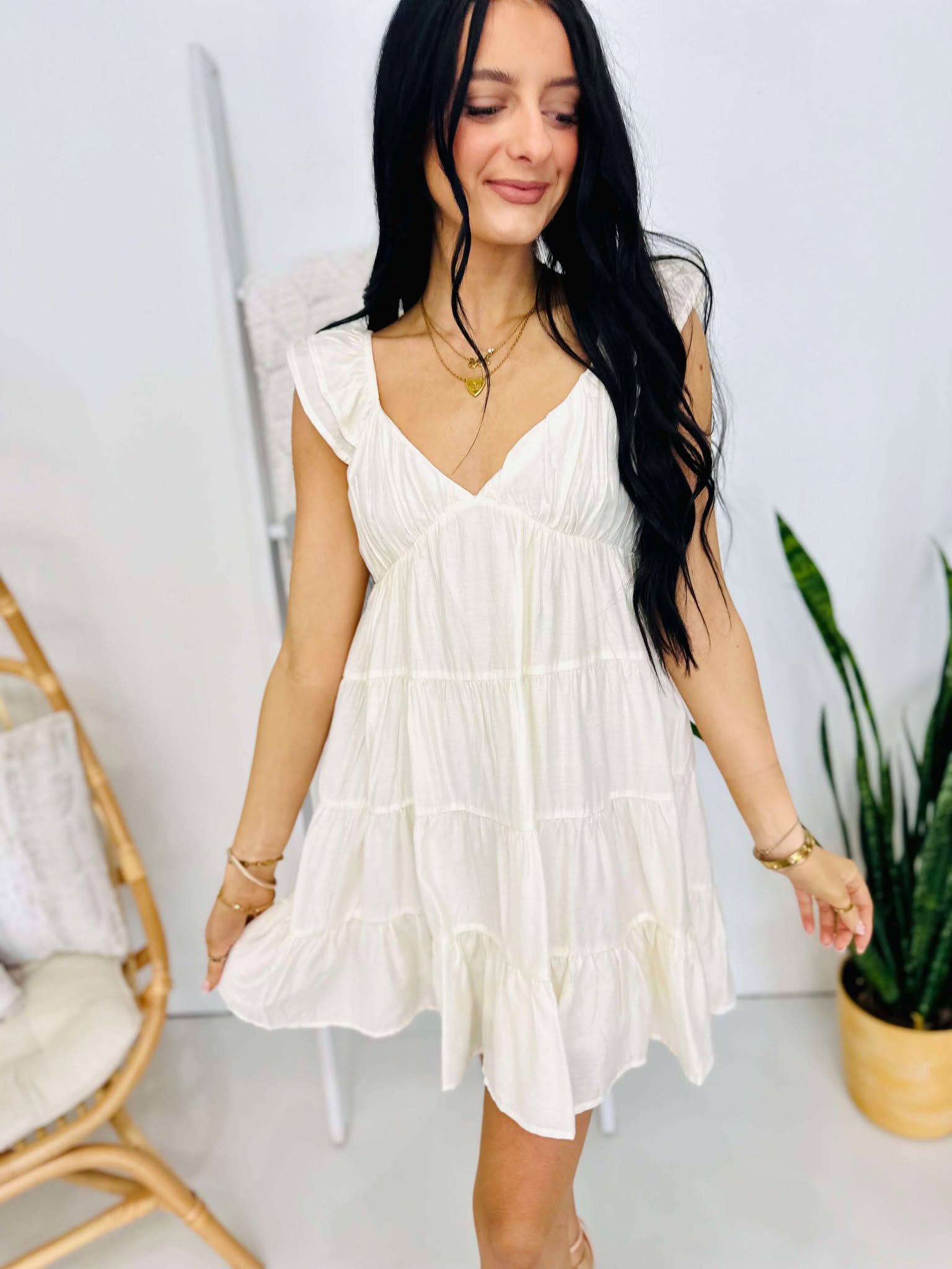 Brunch Babe Babydoll Dress