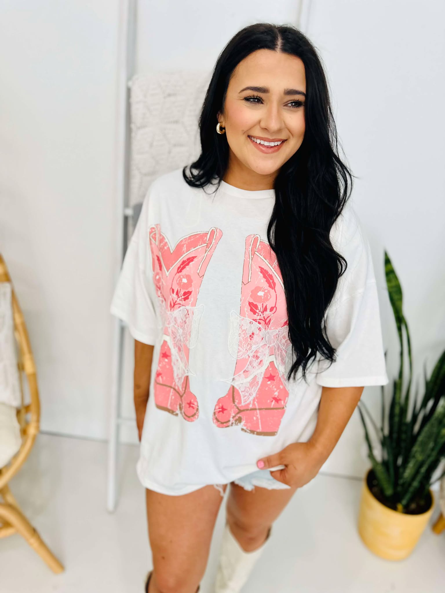 Boot Lace Oversized Top
