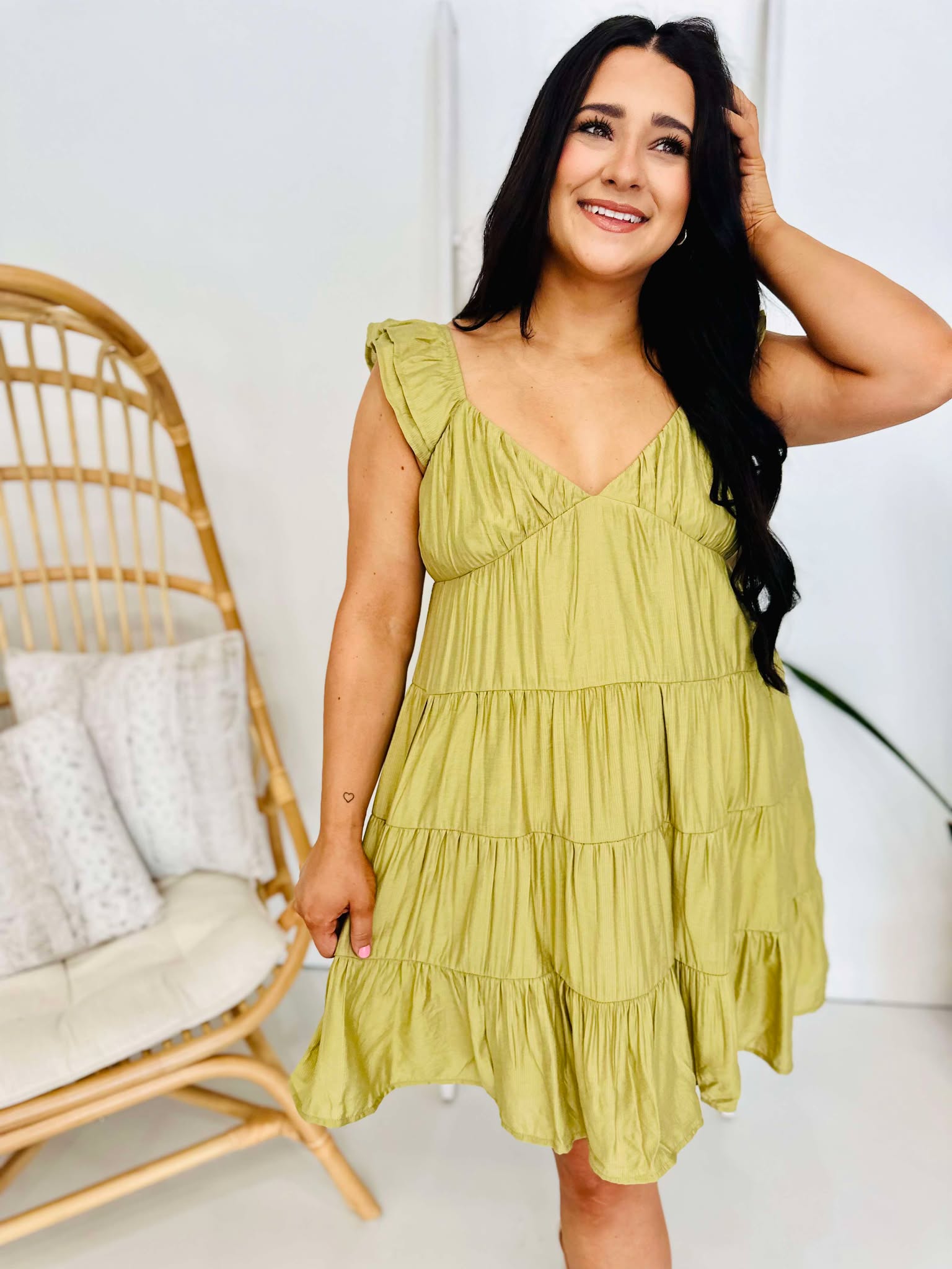 Brunch Babe Babydoll Dress