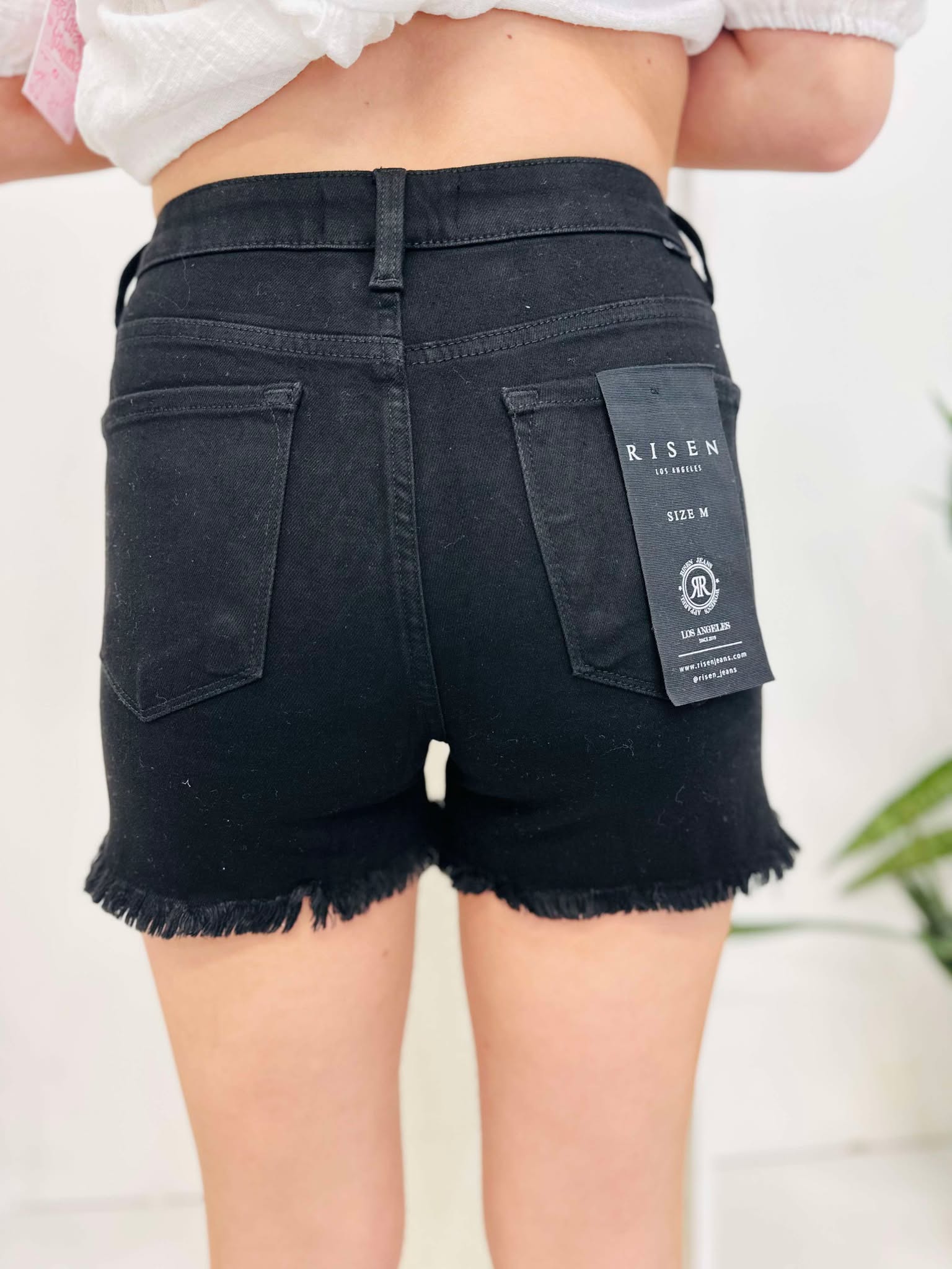 The Caitlyn Black Basic Shorts