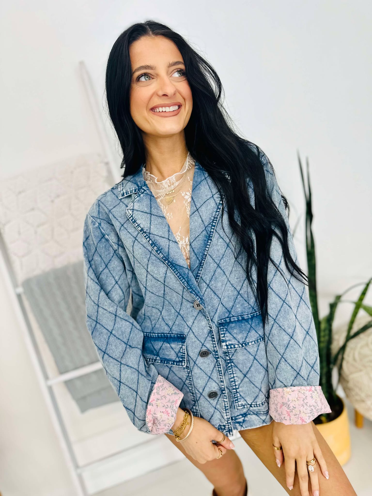 Boss Babe Denim Blazer