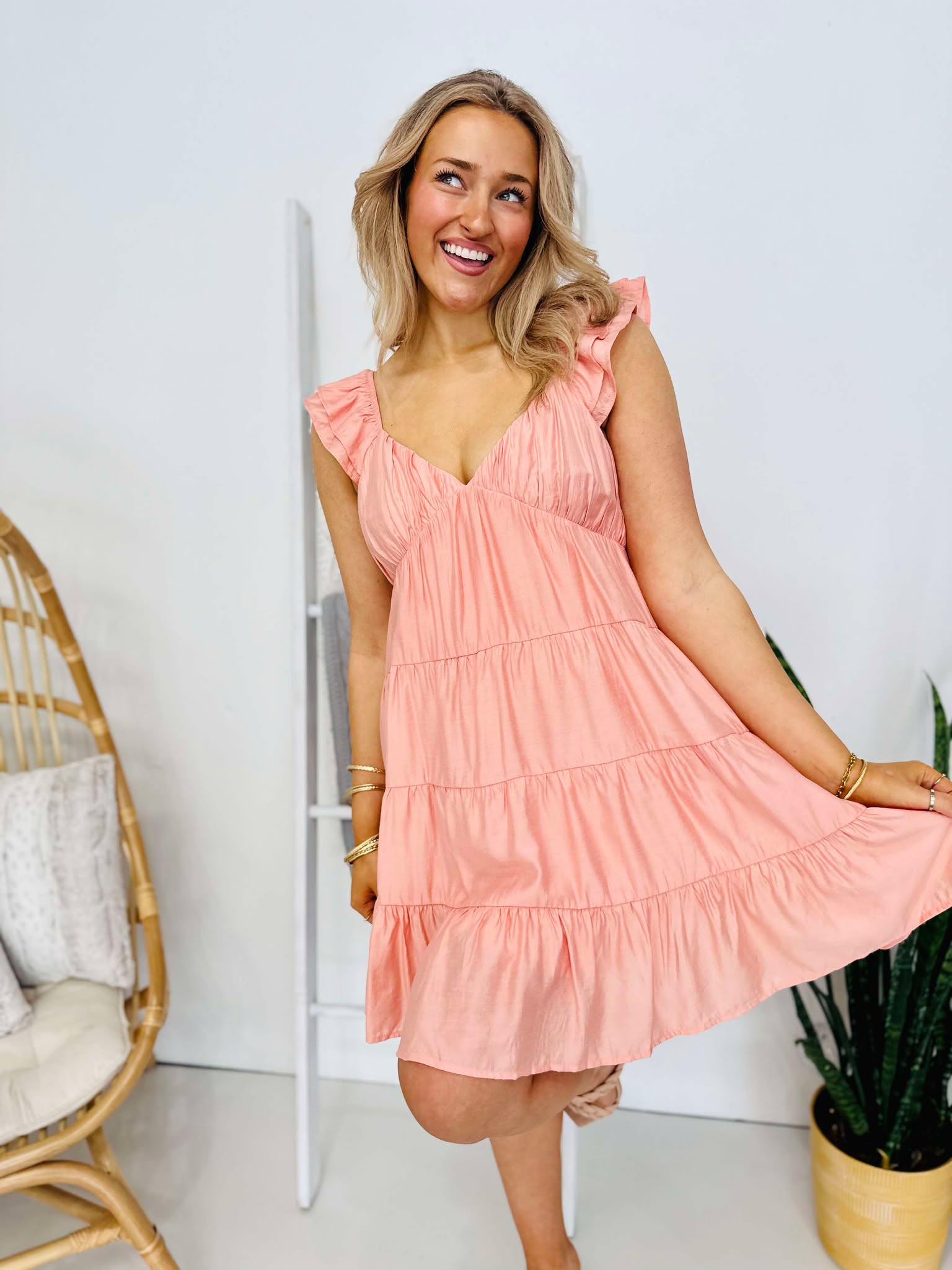 Brunch Babe Babydoll Dress